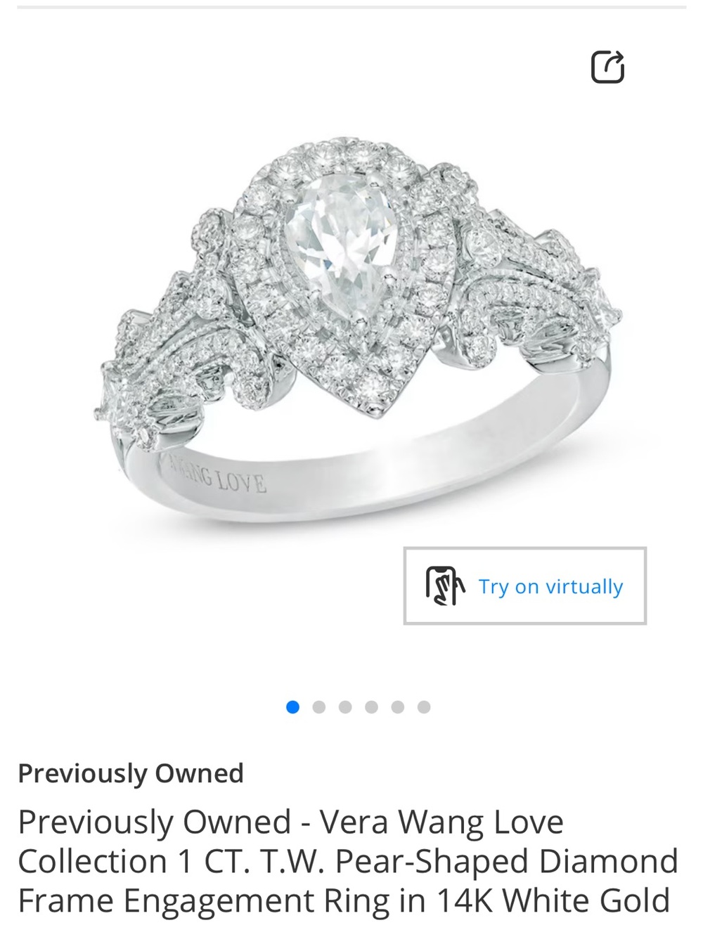 Vera wang wedding ring engagement love collection